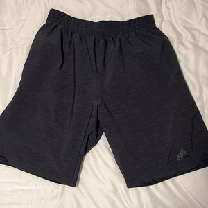 Men’s Navy Adidas Athletic Shorts - L